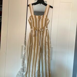 Other Stories Striped Jumpsuit NWT 2